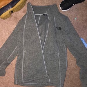 nort face zip up fleece